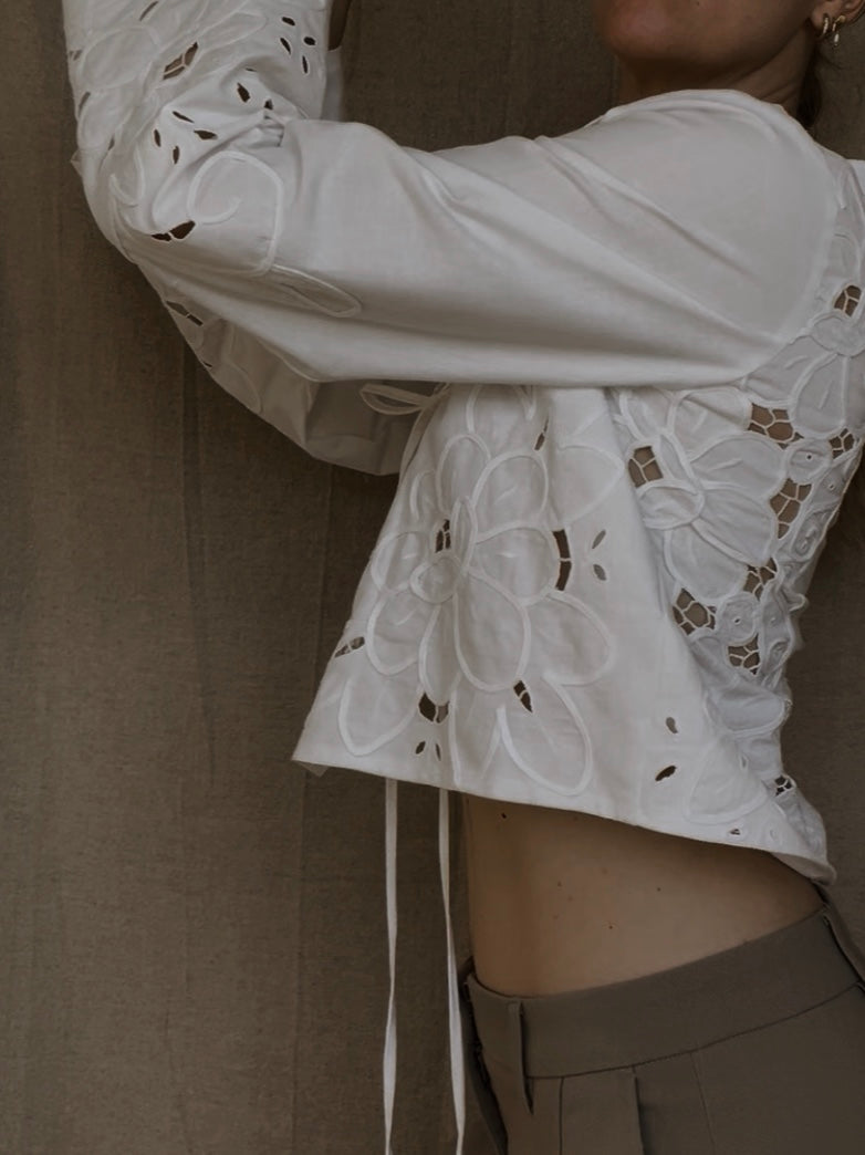 Frida Front-Tie Shirt