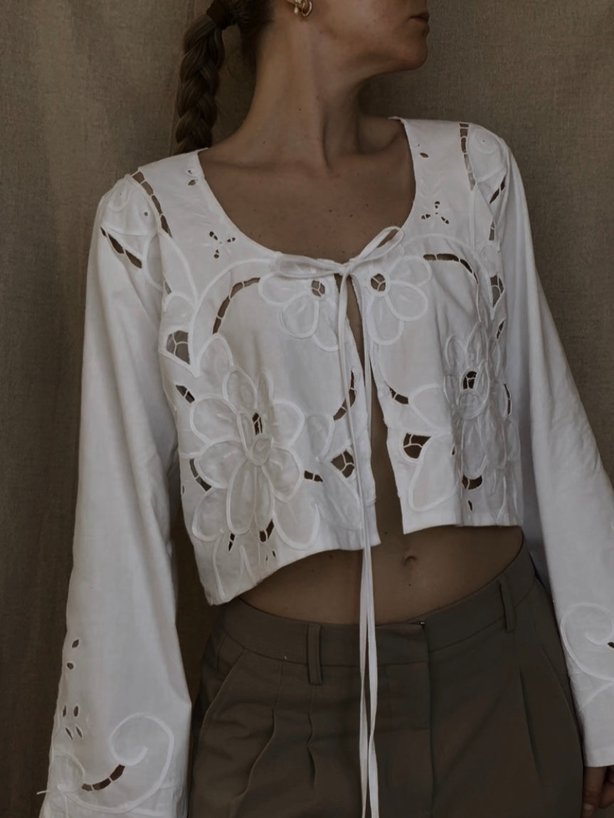 Frida Front-Tie Shirt