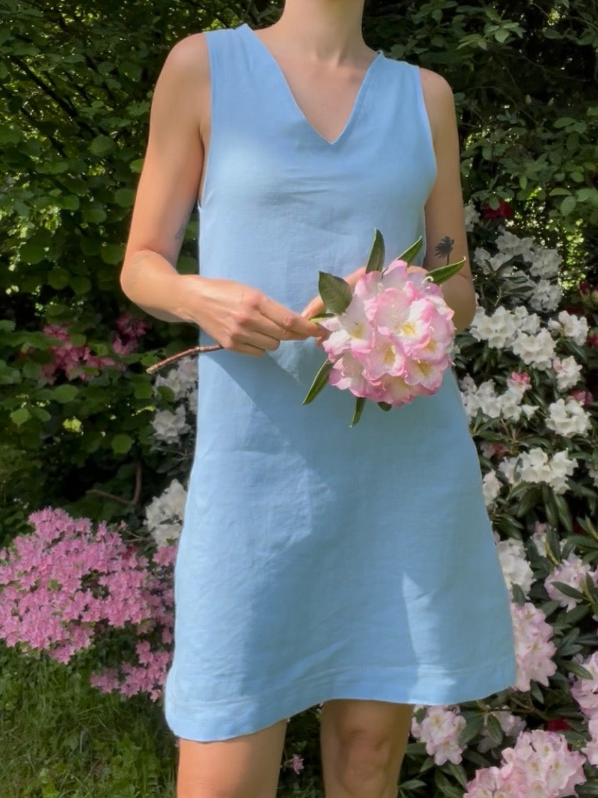 Summer Blues Minimal Dress
