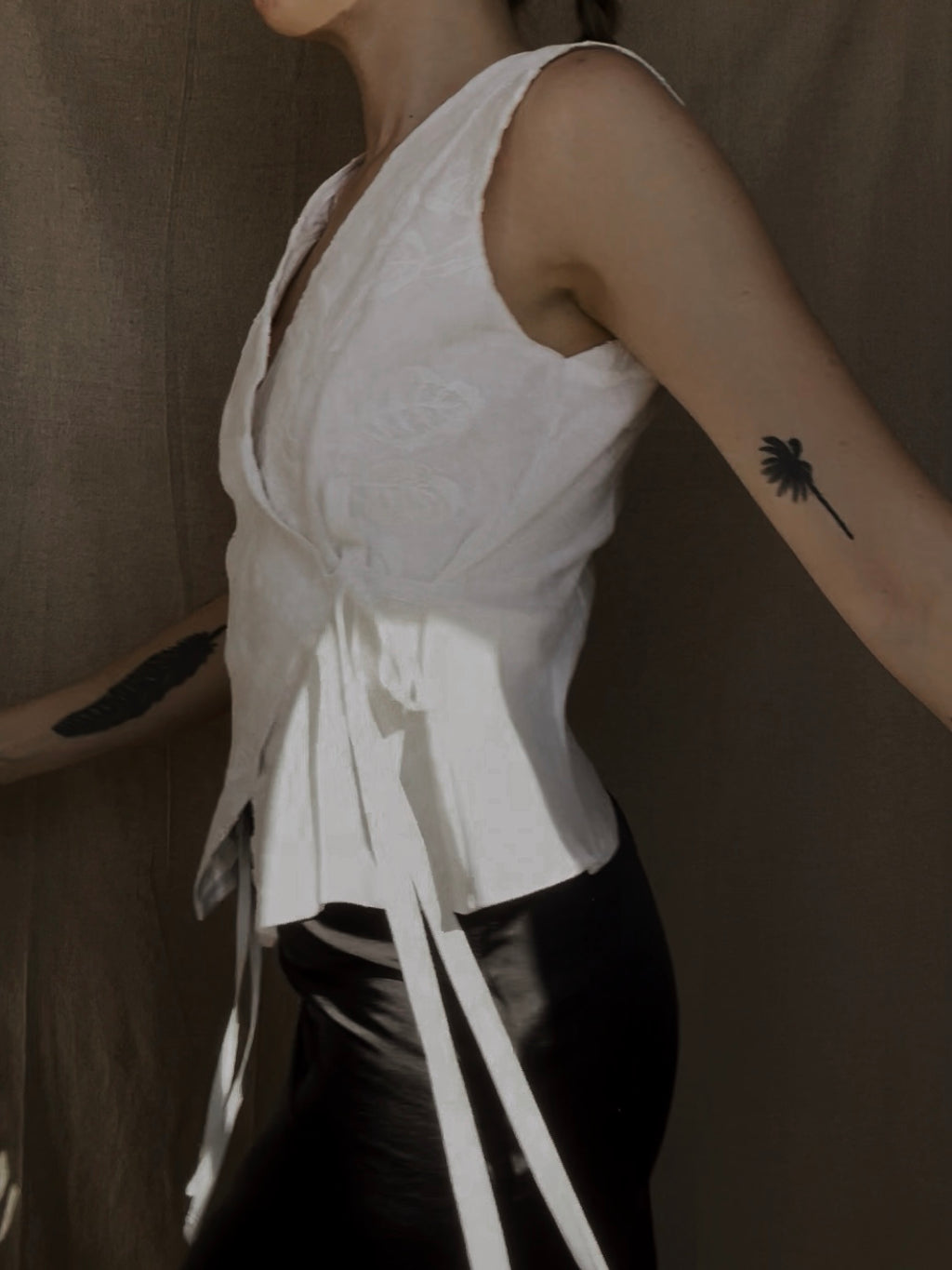 Ida Wrap Tie Vest