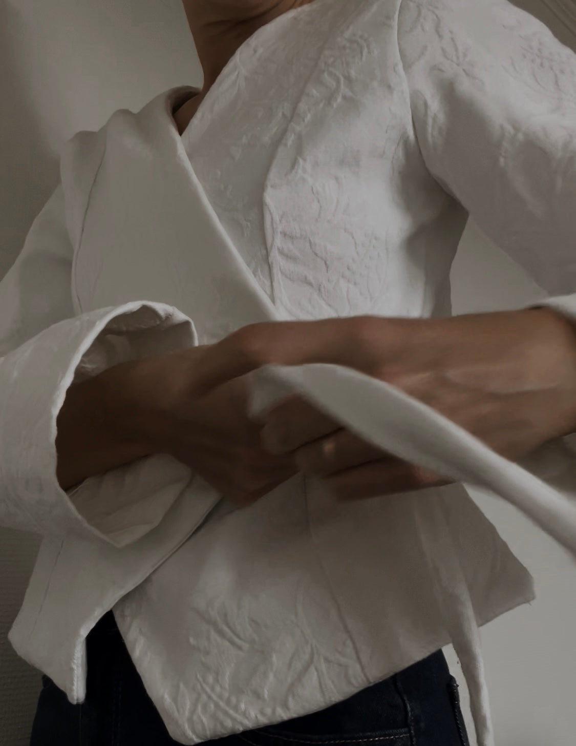 Magda Wrap Tie Shirt