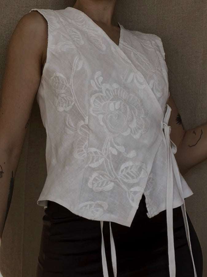 Ida Wrap Tie Vest