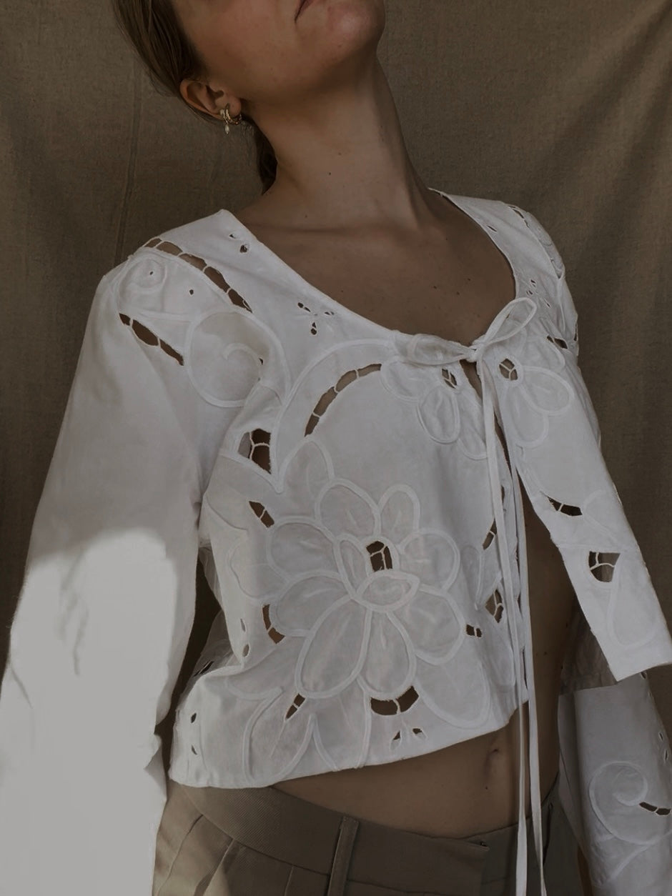 Frida Front-Tie Shirt