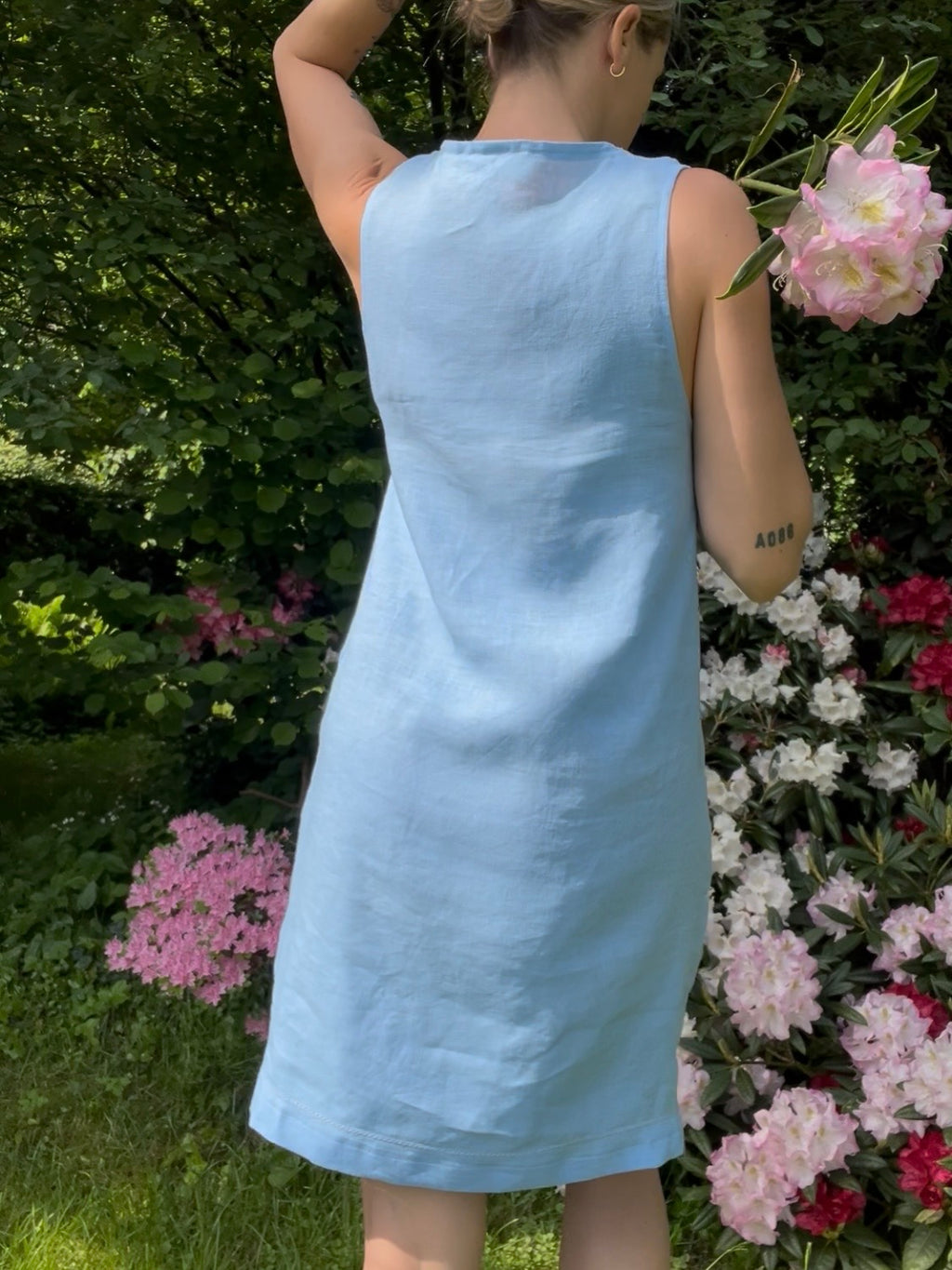 Summer Blues Minimal Dress