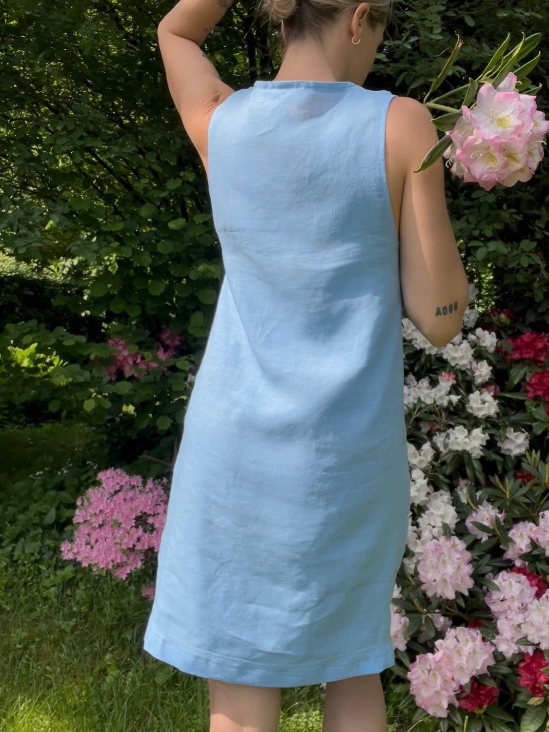 Summer Blues Minimal Dress
