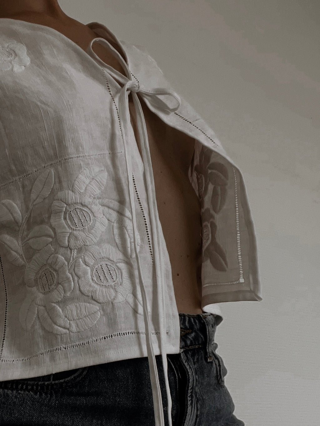 Flora Tie Top